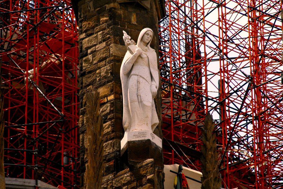 2008 fotografiert, heute ist die Sagrada Familia nahezu vollendet