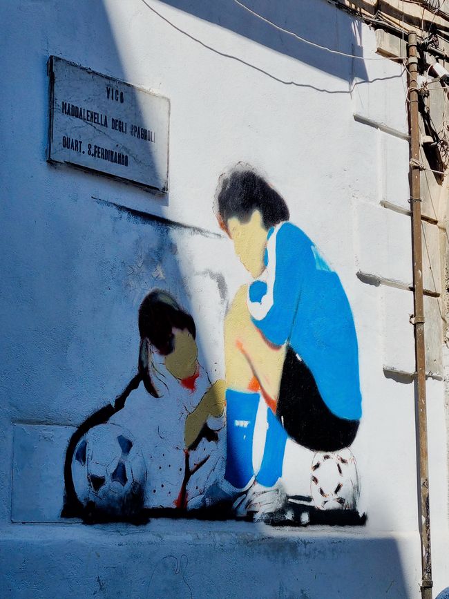 Maradona allgegenwärtig
