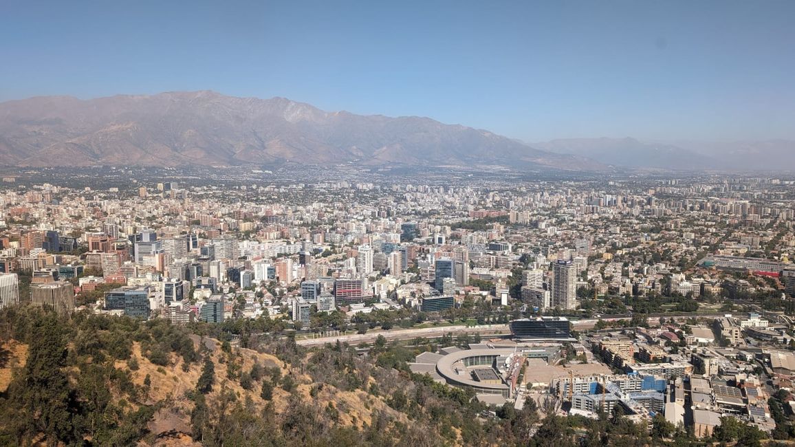 Llegada a Santiago de Chile