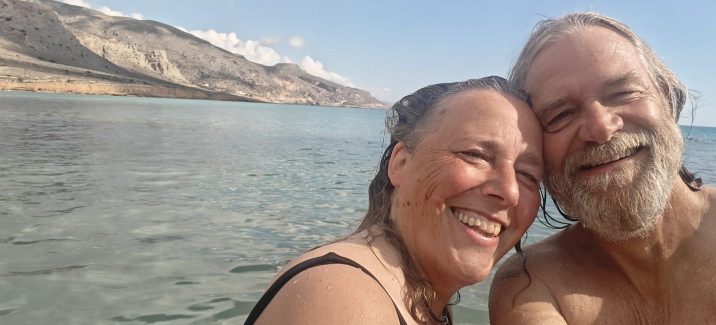 Wir nach dem erfrischenden Bad