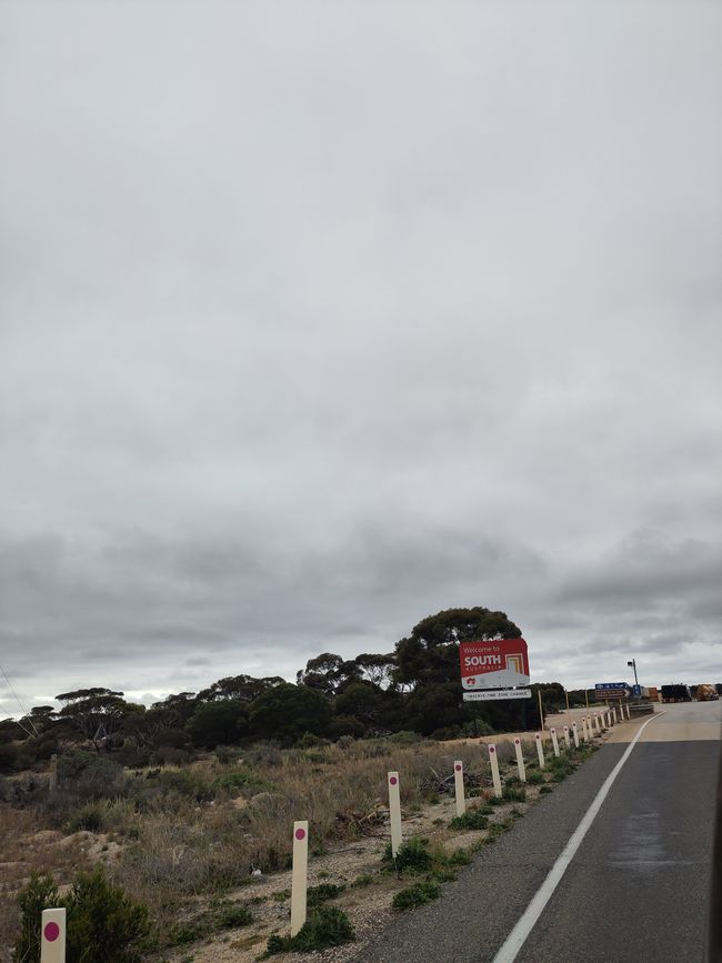 Border to South Australia