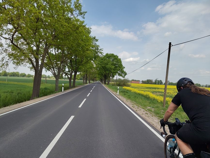 Ein Strich in der Landschaft