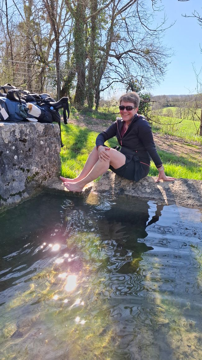 Von Figeac nach Cajarc, 32 km, wir sind verrückt! 😂