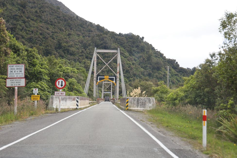 West Coast bis Jackson Bay