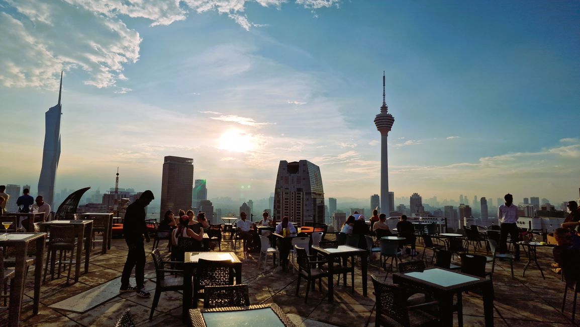 Helipad bar. Former helicopter landing pad