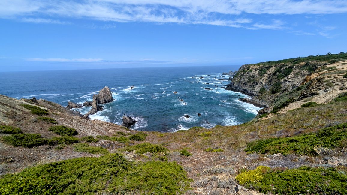 8. Etappe von Odeceixe nach Zambujeira do Mar