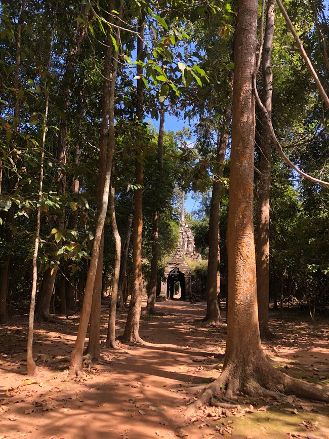Tempel Ta Som - der Weg dahin bei 35 Grad