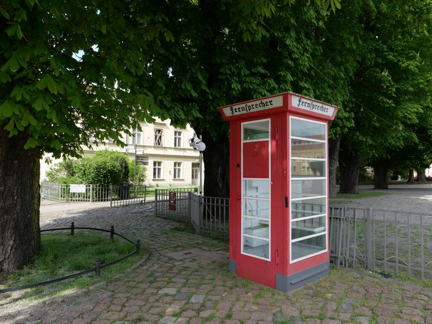 Alte Telefonzelle auf dem Gelände der Zitadelle Spandau 
