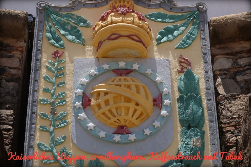 Armillarsphäre im kaiserlichen Wappen der Portugiesen
