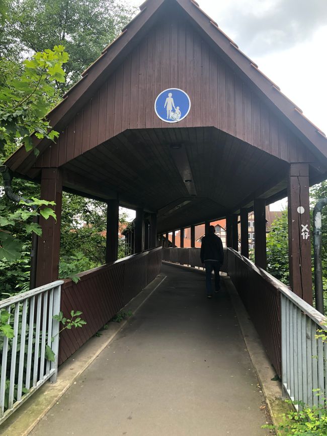 Die hölzerne Brücke über die Werra oder doch die Fulda?