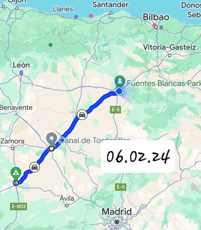 Von Salamaca nach Burgos