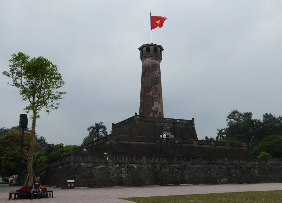 Flaggenturm, ein Wahrzeichen der Stadt