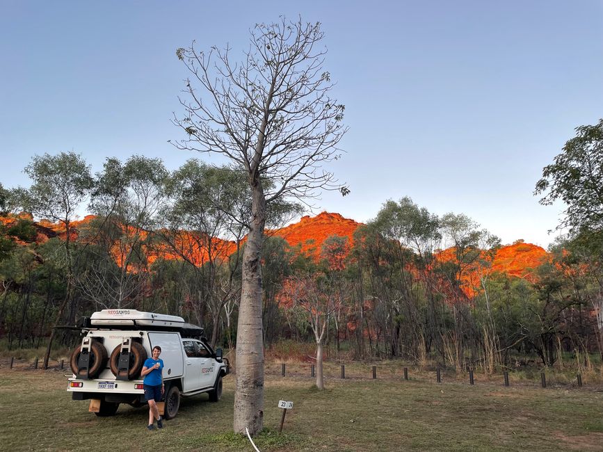 Our campsite at the Hidden Valley Campground 