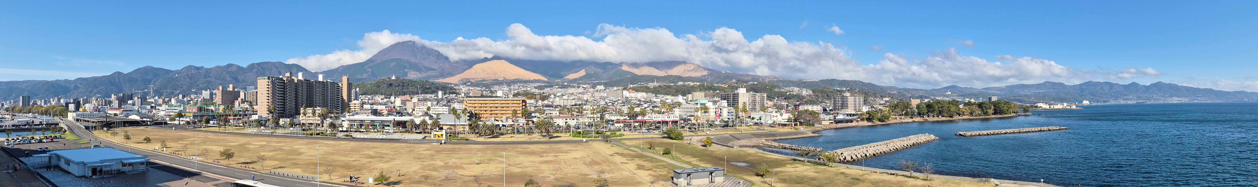 Beppu beim Einlaufen
