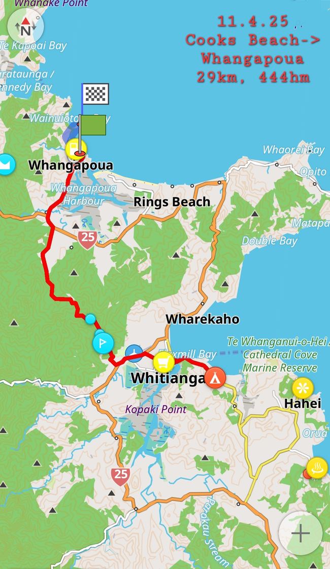 En ferry a Whitianga
