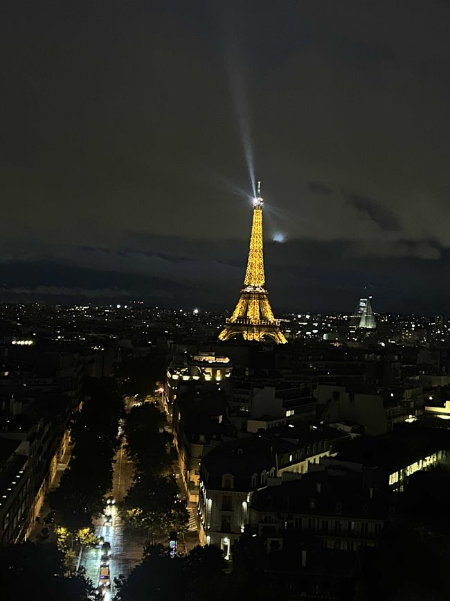 Eiffelturm vom Arc de Triomphe