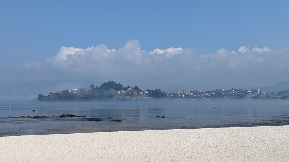 Seventh stage from Viladeduso to Baiona on the Camino Portugues da Costa