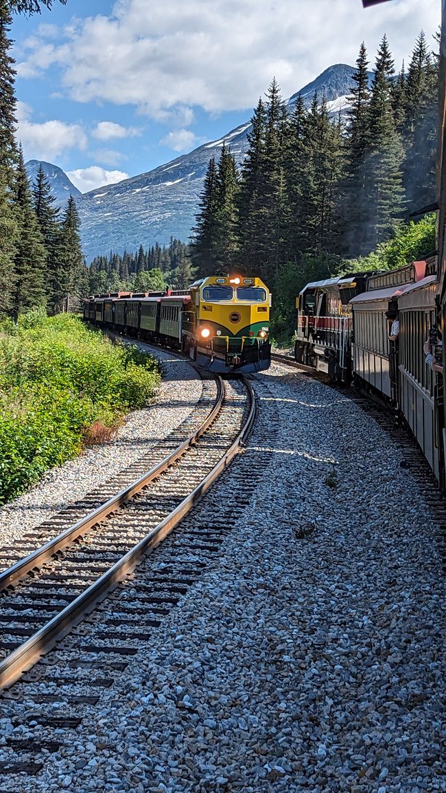 Etiqueta 22: ¡Rumbo a Alaska! Un deslizamiento de tierra, el White Pass y trenes largos