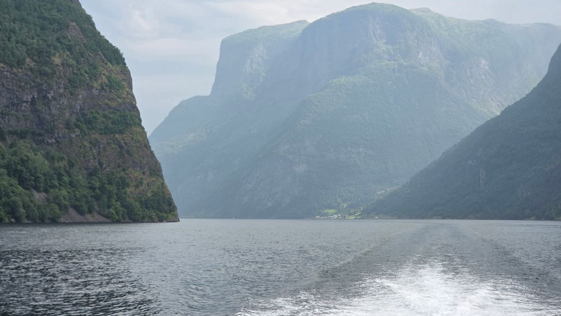 Fahrt mit dem Schnellboot von Flam - Bergen