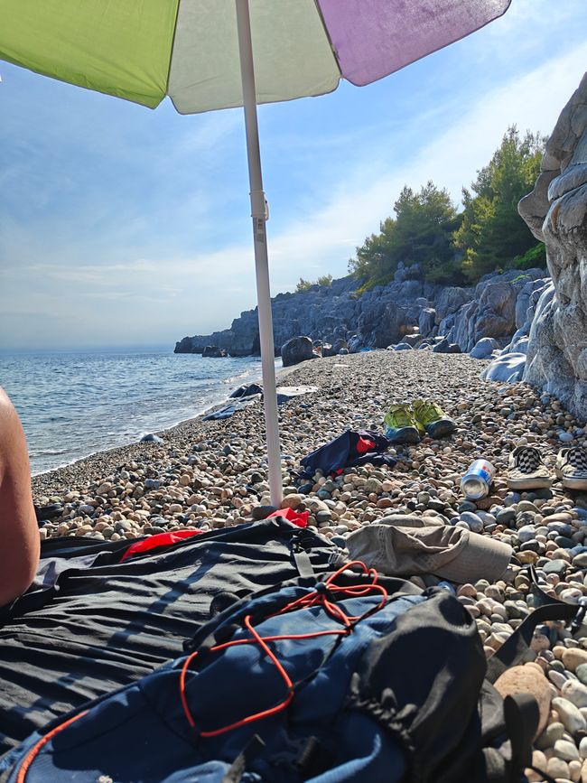 Also our beach