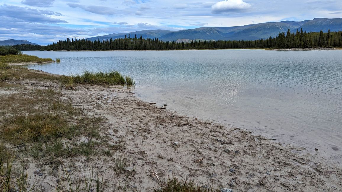 Boya Lake Site 5 - "Matsch"-Beach