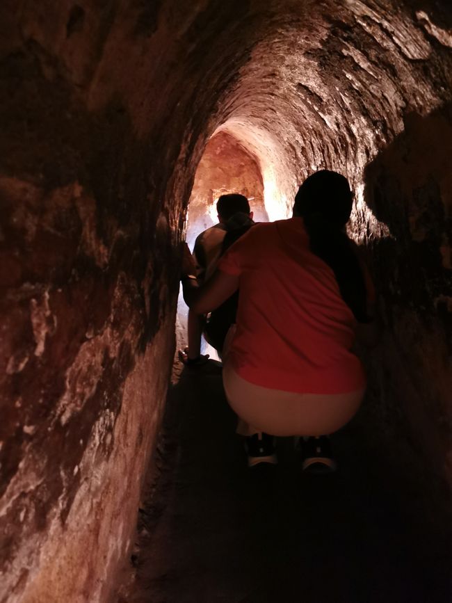 ... one should not have had claustrophobia .... 20 m was enough for me ...