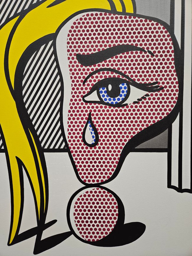 Detail from a Roy Lichtenstein work