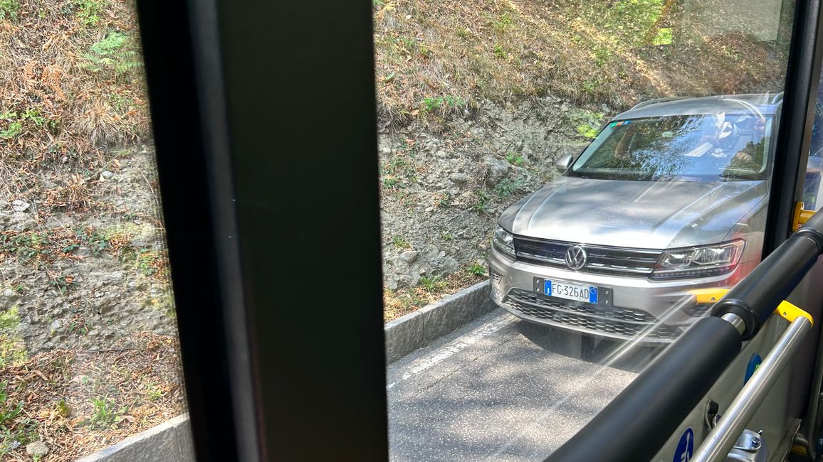 Nerven wie Nerven wie Drahtseile hat unser Chauffeur