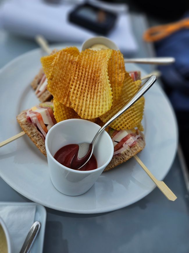 Al ristorante Le Georges