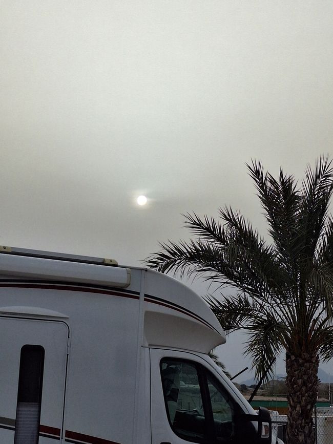 Dust cloud from Africa