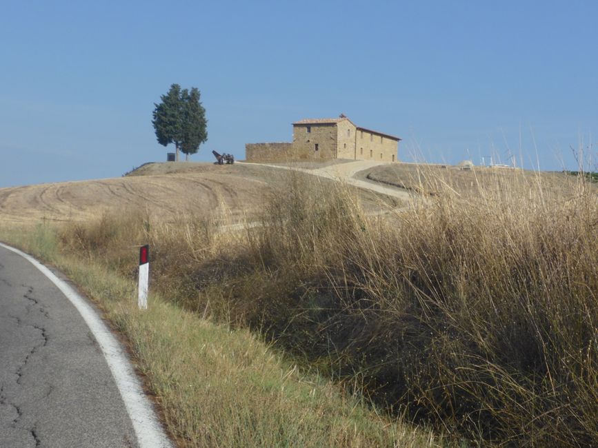 From La Spezia through Tuscany and the Marche to Ancona by bike. 24.8.24