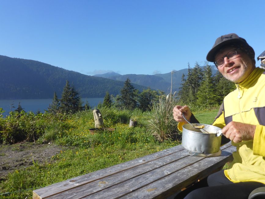 Abendessen mit schöner Aussicht