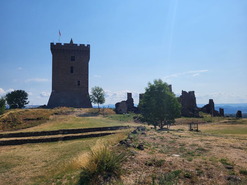 View from the Keep of Castle Pontillac