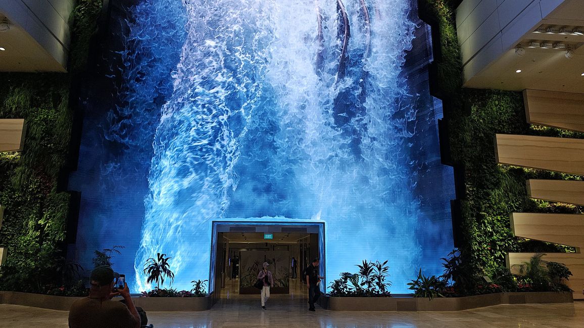 Waterfalls at the Airport