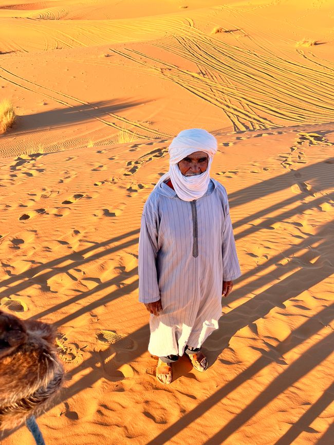 Our nice and competent camel guide