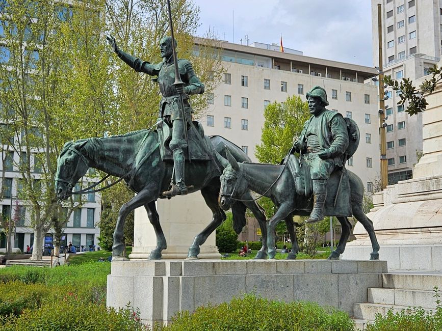Sancho Panza e Don Chisciotte Madrid