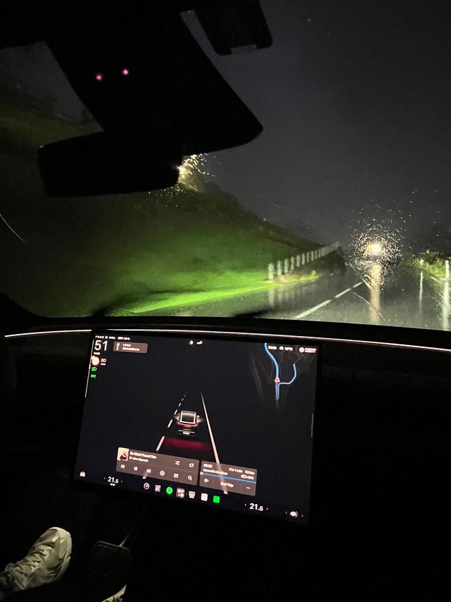 night Tesla Insight view