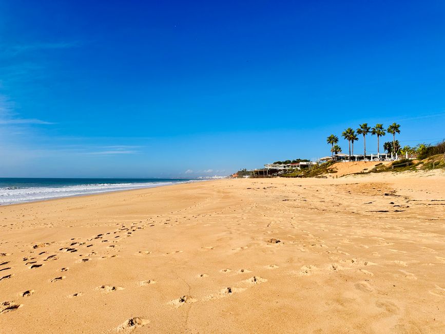 Von Praia do Garrão Nascente bis Praia do Ancão – Ein Strandspaziergang an der Algarve