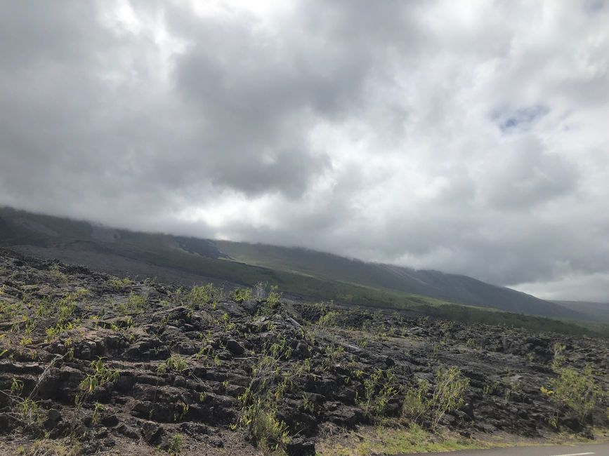 ... dans les montagnes les nuages stagnent