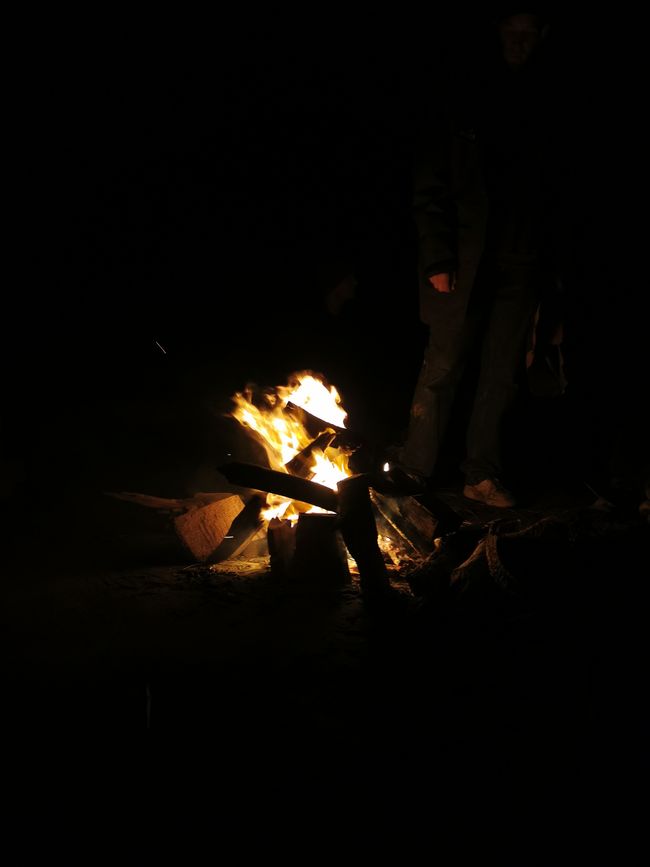 Lagerfeuer am Strand