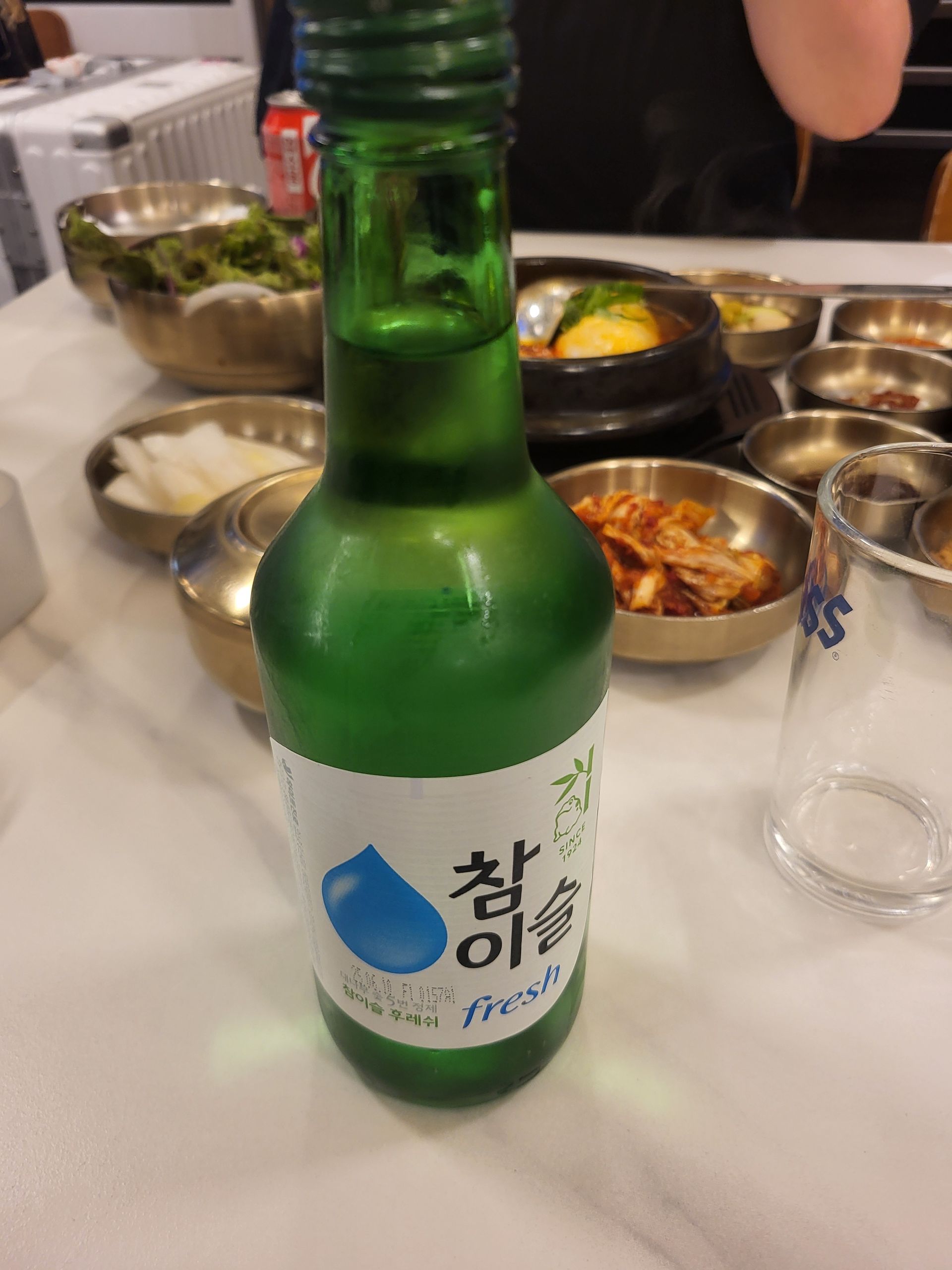 The quite strong soju