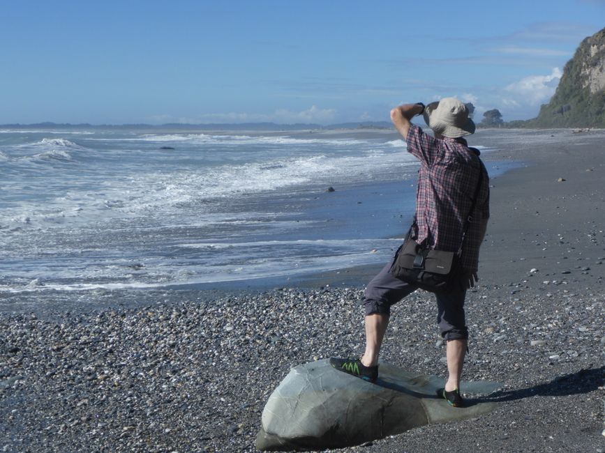 À marée basse sur la plage 
