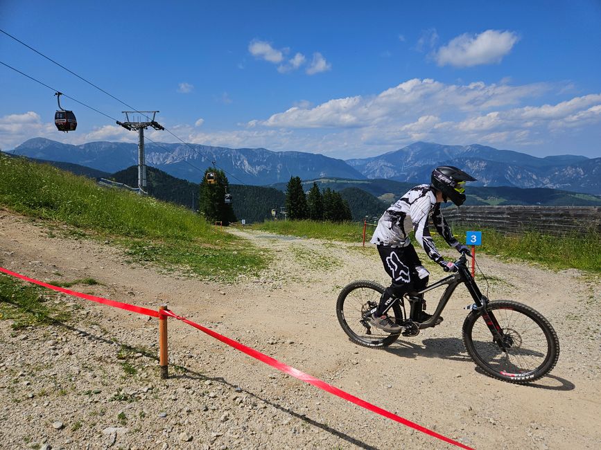 Mountain biker