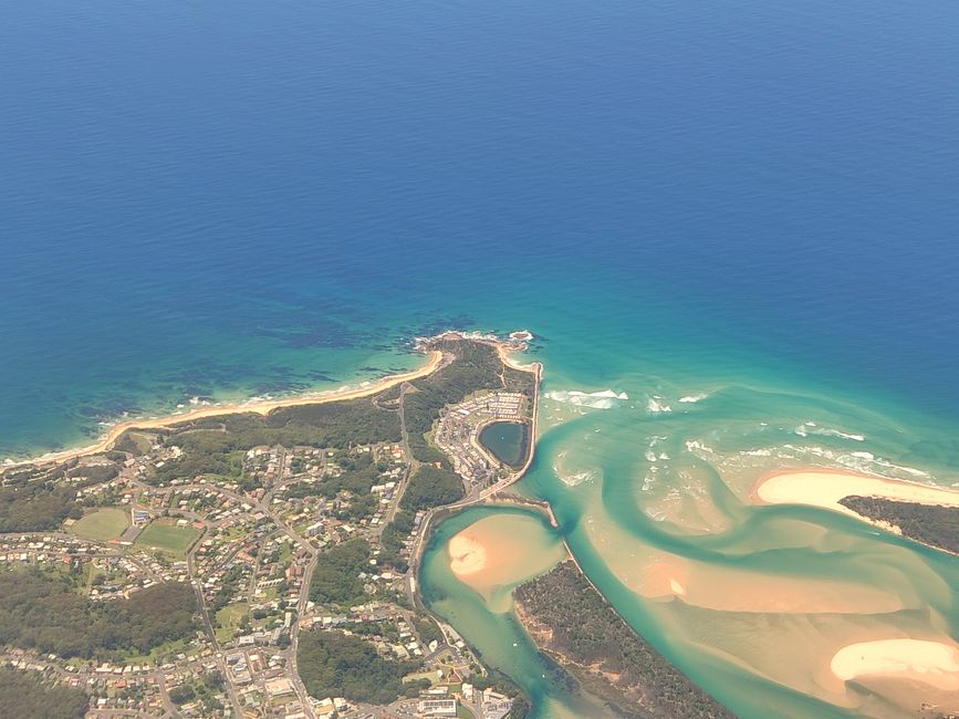 Sydney from above and further to Coffs Harbour