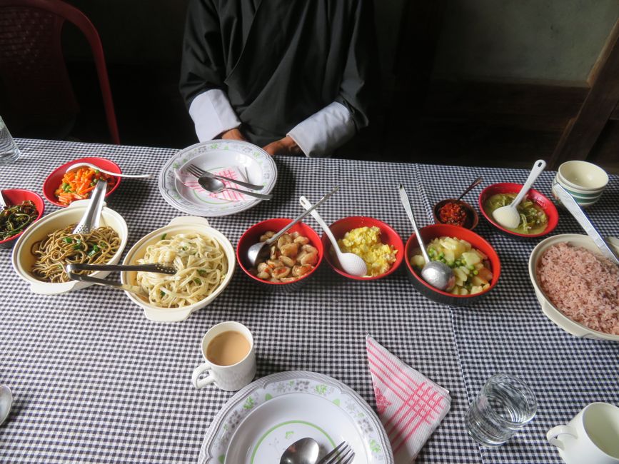 Typisch bhutanisches Essen