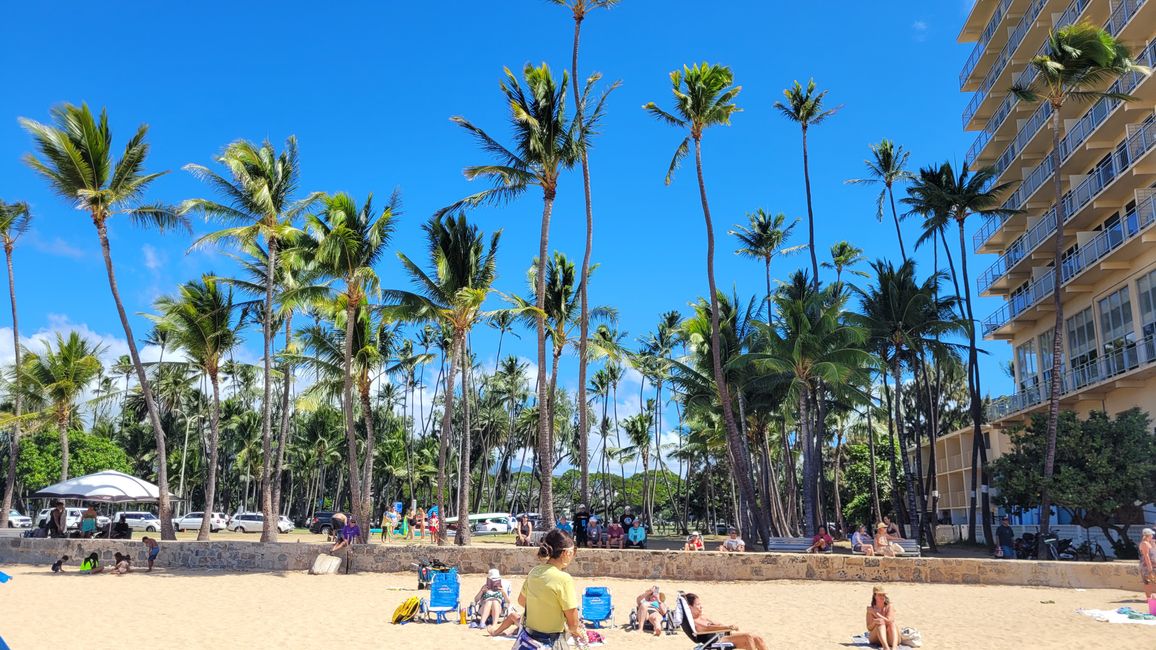 Am "Ohne-Sorgen-Strand" – Sans Souci-Kaimana Beach Park