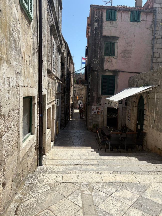 Isla Korcula y "ciudad antigua"