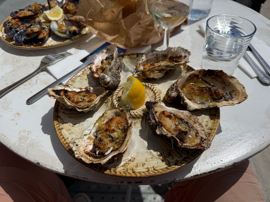 Huîtres gratinées