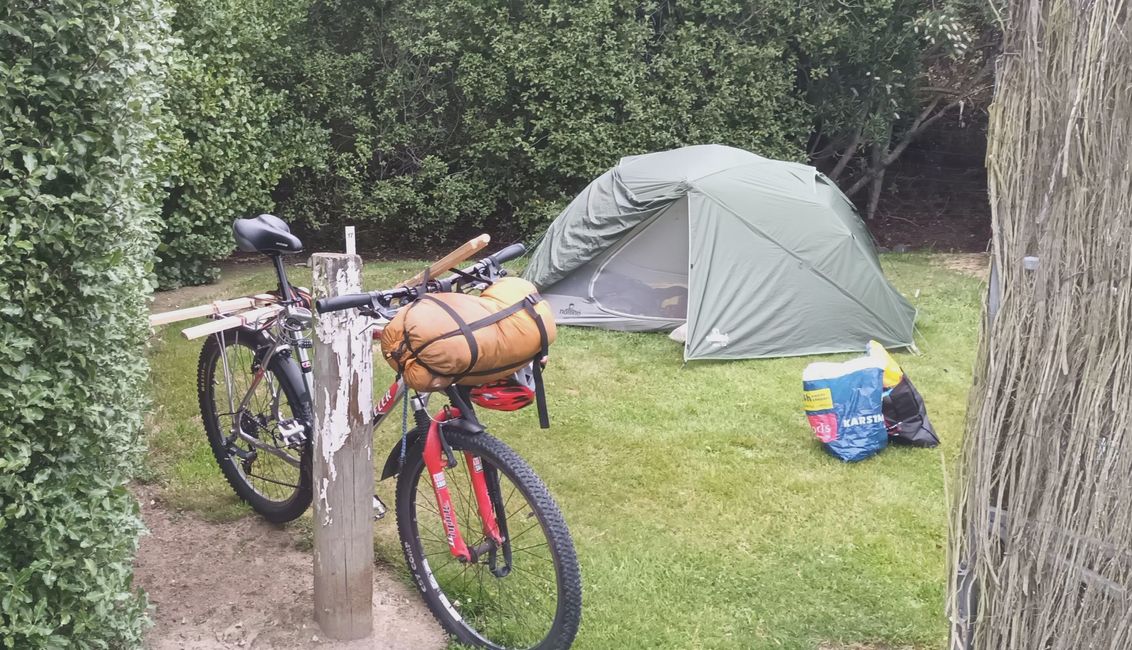 La tente est installée