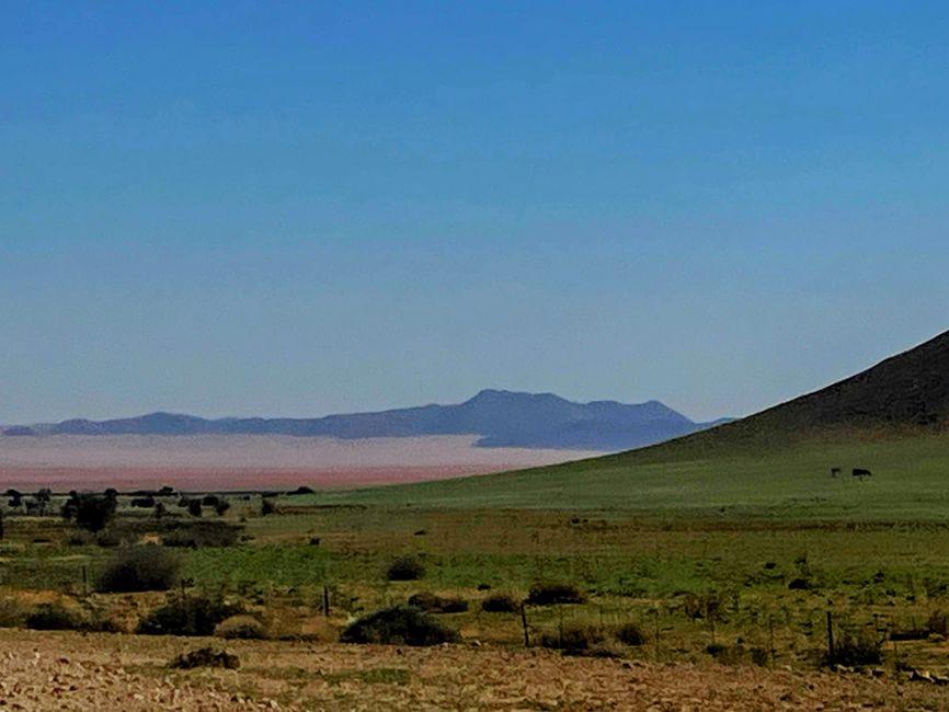 Il deserto namibiano - un mare di sabbia
